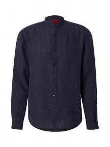 HUGO Рубашка на пуговицах 'Elvory' в цвете морской волны, Regular fit