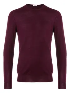 Пуловер с круглым вырезом Paolo Pecora, красный