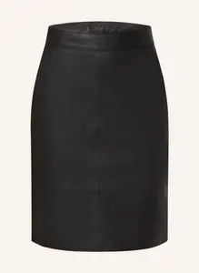 Кожаная юбка char Gestuz, черный