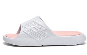 Летние спортивные шлепанцы женские белые LOTTO, бело-розовые