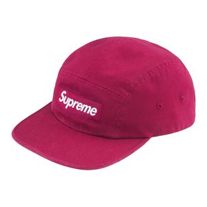 Supreme Стираная чиносовая шапка кепка, Red