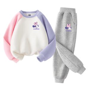 Детская повседневная спортивная одежда Disney, фиолетовый