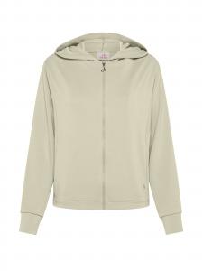 DEHA Худи на молнии в бежевом цвете