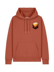 Толстовка Watapparel Hiking in the mountains, светло-коричневый