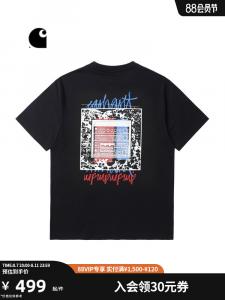 Футболка Carhartt WIP в стиле граффити, белый