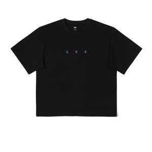 Футболка мужская с круглым вырезом, умеренный прямой крой Lee, черный