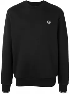 Толстовка с вышитым логотипом Fred Perry, черный