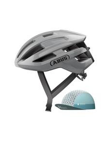 ABUS Велосипедный шлем PowerDome ACE, цвет гоночный серый