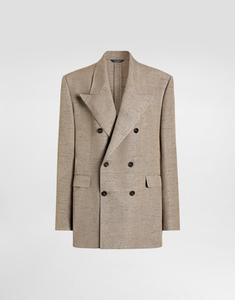 Двубортный твидовый пиджак Sicilia DOLCE & GABBANA, мультиколор