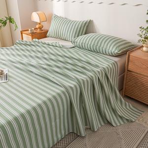 Avivi Простыня 240х270 см из грубого хлопка, цвет Simple Life Green