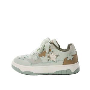 Низкие женские скейтерские кеды YANGQIYINGTAO, коричневый