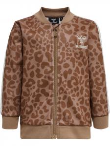 Hummel Детская тренировочная куртка "Naomi Zip Jacket" коричневого цвета