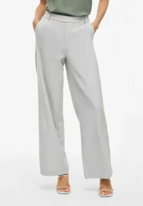 Широкие брюки vivarone Vila, Light Grey Melange