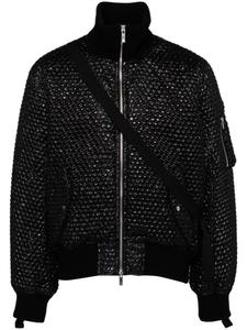 Helmut Lang бомбер Seatbelt, черный