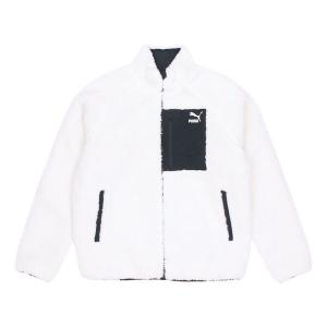 Куртка PUMA Sherpa Reversible lamb's wool Stay Warm Stand Collar Jacket White, белый