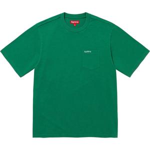 Футболка с карманом s/s ss25 Supreme, зеленый