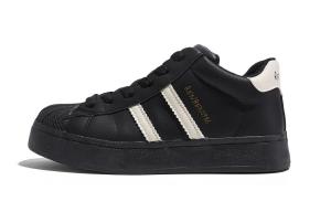 Скользоустойчивые износостойкие низкие скейтерские туфли для женщин RENBEN, черный