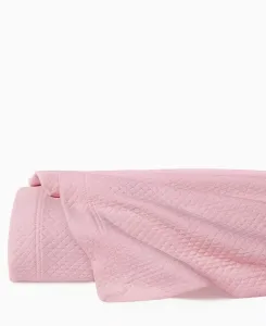 Покрывало из хлопка Rombo, двухместное Sferra, carnation