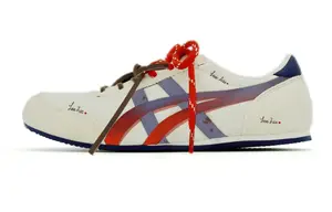 Кроссовки Track Trainer для бега унисекс с низким верхом, красные / серые, фиолетовые / бежевые Onitsuka Tiger