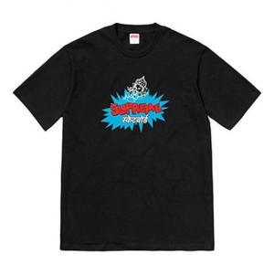 Футболка ss18 ganesha tee black thailand short sleeve Supreme, черный