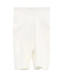 Вязаные ажурные облегающие шорты Jw Anderson, белый