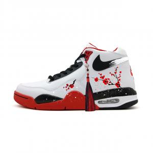 Средние кроссовки Vintage Basketball Shoes Unisex Nike, белый