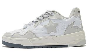 Кроссовки QIAODAN Skateboarding Shoes Women's Low-top White/Gray, белый