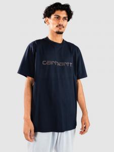 Футболка Carhartt WIP Script T-Shirt, deep night/palisander