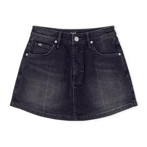 Lee Джинсовые короткие юбки Women's Black Gray