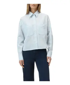 Рубашка в полоску оверсайз Closed, синий