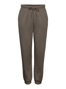 Брюки PIECES Tapered Pants PCCHILLI, темно-коричневый