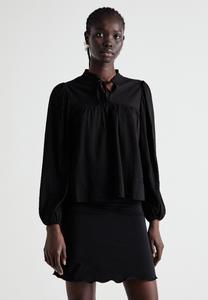 Топ с длинными рукавами SLFKATERINE TIE Selected, черный