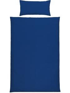 Постельное белье из хлопчатобумажного полотна Wertingen темно-синего цвета Erwin Müller, 155x220 см (40x80 см)