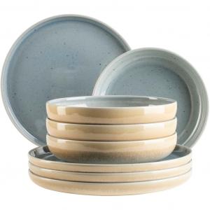 Столовый набор CANDY, из каменной посуды Mäser, синий
