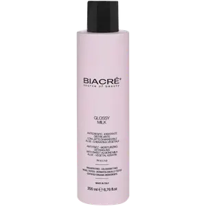Увлажняющее молочко для волос против вьющихся волос, предотвращает пушение, 200 мл Biacré Glossy milk