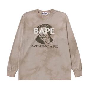 Футболка BAPE Tie Dye Bathing Ape Long-Sleeve Tee, Beige