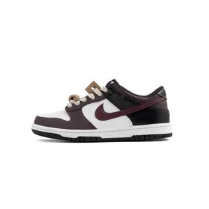 Nike Dunk Abrasion Resistant низкие кроссовки для скейтбординга Unisex Black