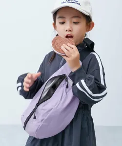 Двусторонняя сумка через плечо/наплечная сумка, подобранная по цвету, с фиксирующим ремнем для чехла игровой консоли, для родителей и детей Devirock, цвет Lavender