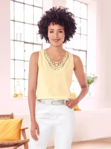 Heine кружевной топ, цвет Zitrone