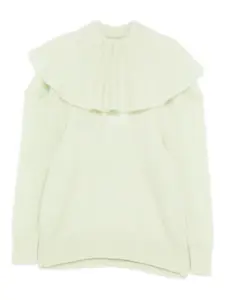 Свитер Volant с оборками Viktor & Rolf, зеленый