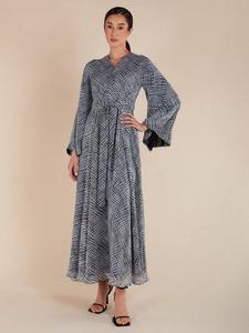 Монохромное макси-платье седзи Aab, разноцветный