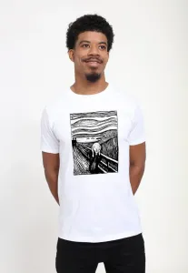 Apoh london apoh munch льняная футболка с принтом Henry Tiger, White