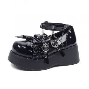 Туфли Мэри Джейн женские черные Dawei'S House