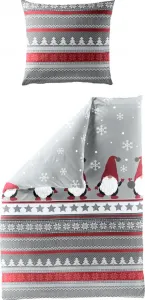 Постельное белье Beer Tree красное 1x 135x200 см + 1x 80x80 см Bierbaum