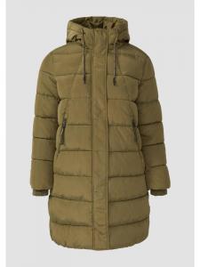 Пальто для улицы в цвете 7504_зеленый QS