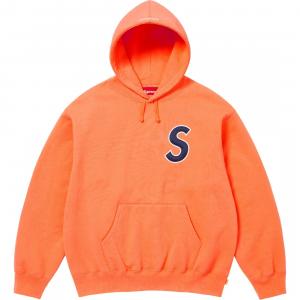 Толстовка с капюшоном S Logo SS25 Supreme, оранжевый