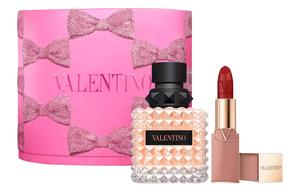 Набор духов Sunset Lady Limited Edition Eau De Parfum 50ml + помада Nude Tube 111A Valentino