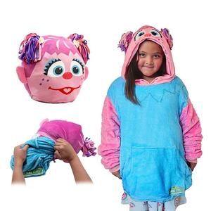 Sesame street abby cadabby snugible 2 in 1 Одеяло-худи и подушка для детей Plushible