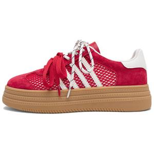 BASTO Женские повседневные кеды Low Top красно-белые, цвет Red/White