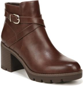 Женские ботильоны Naturalizer Madalynn с пряжкой и водоотталкивающей обработкой, Cinnamon Brown